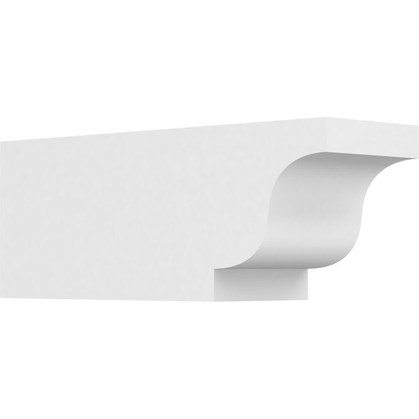 Ekena Millwork Standard Newport Architectural Grade PVC Rafter Tail, 5"W X 6"H X 16"L RFTP05X06X16NEW - main